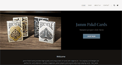 Desktop Screenshot of jammpakdcards.com